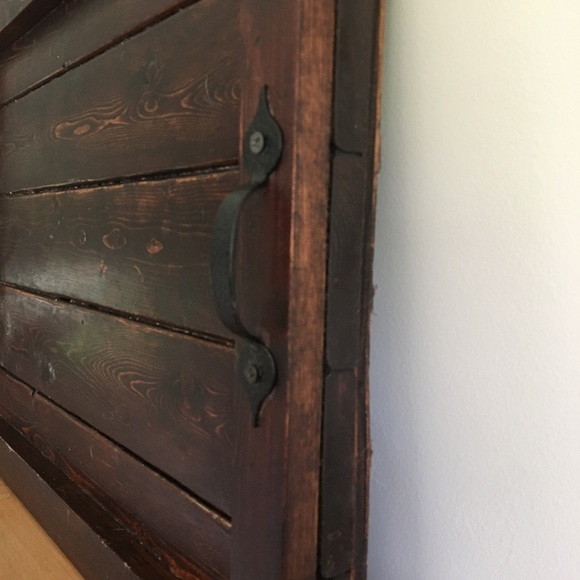 -SOLD- Large Rustic Wooden Serving Tray - Picture 11 of 12